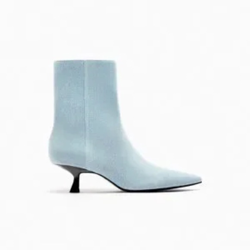 ZARA Denim Boots – Size 10